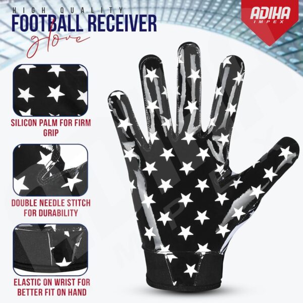American Football Gloves Receiver Gloves Football Gloves Manufacturer And Exporter
