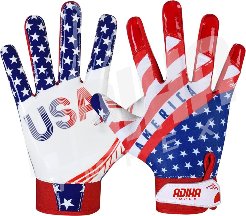 American Football Gloves Receiver Gloves Football Gloves Manufacturer And Exporter